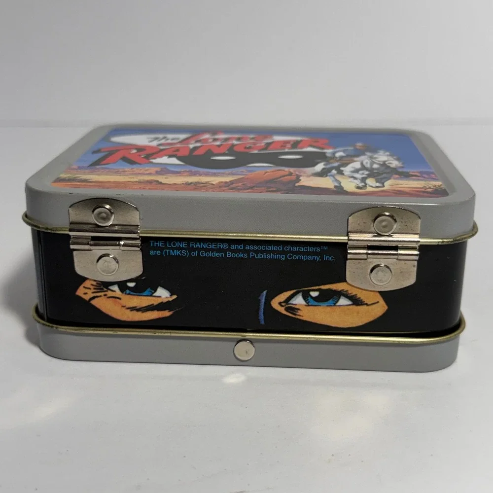 2001 Cheerios 60th Anniversary Lone Ranger Commemorative Mini Lunch Box Tin